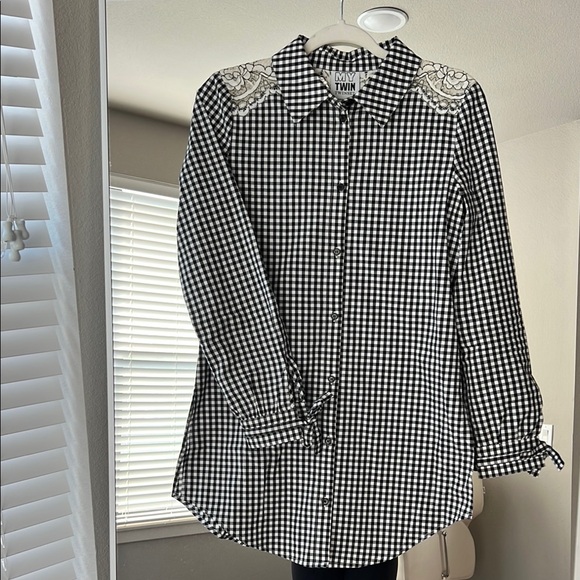 Twin-Set Shirt 98% Cotton - Picture 1 of 13